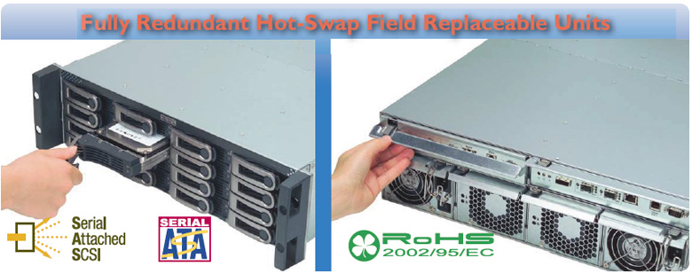 Fully Redundant Hot-Swap Field Replaceable Units