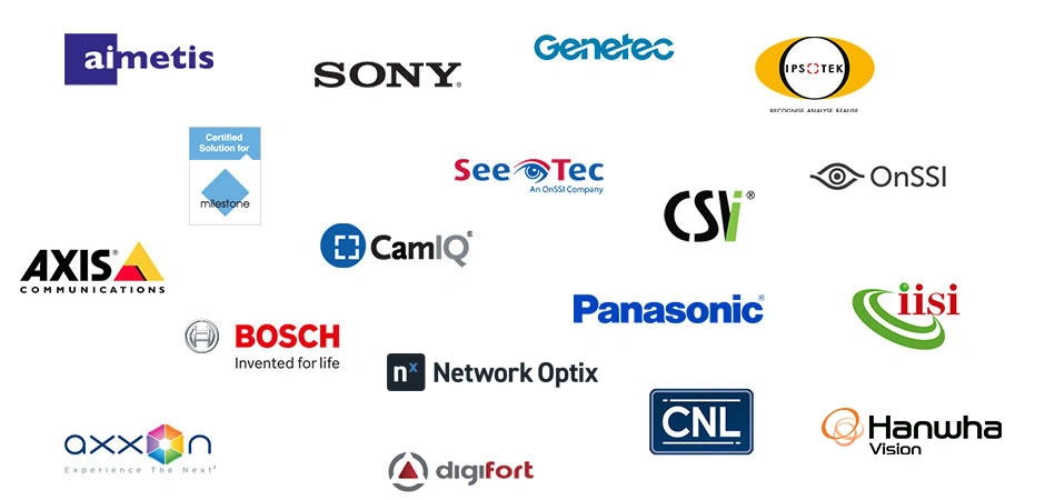 Certified surveillance VMS and camera partners